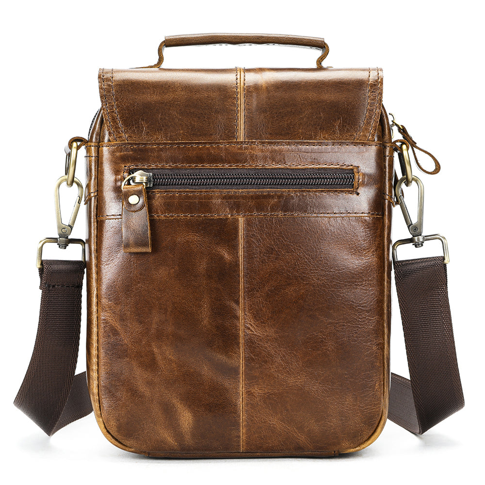 The Outlander-Premium Brown Leather Bag