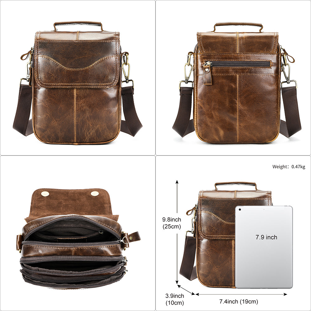 The Outlander-Premium Brown Leather Bag
