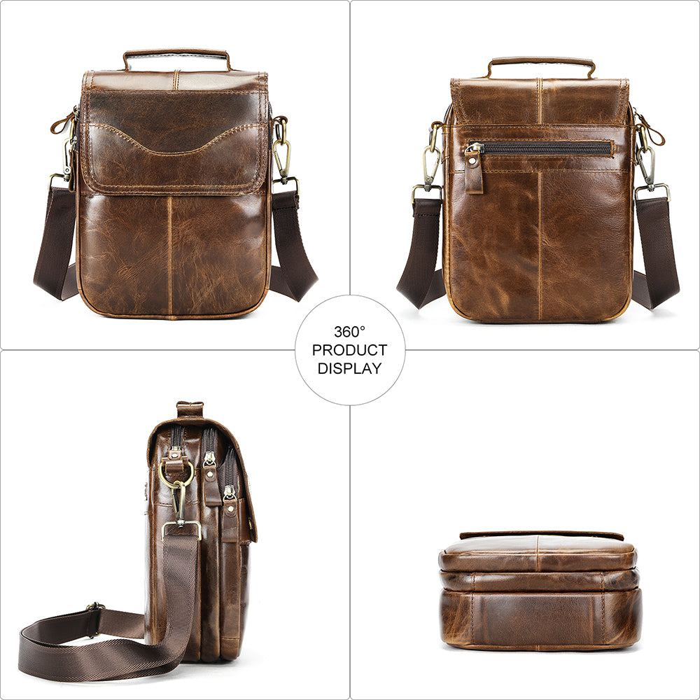 The Outlander-Premium Brown Leather Bag