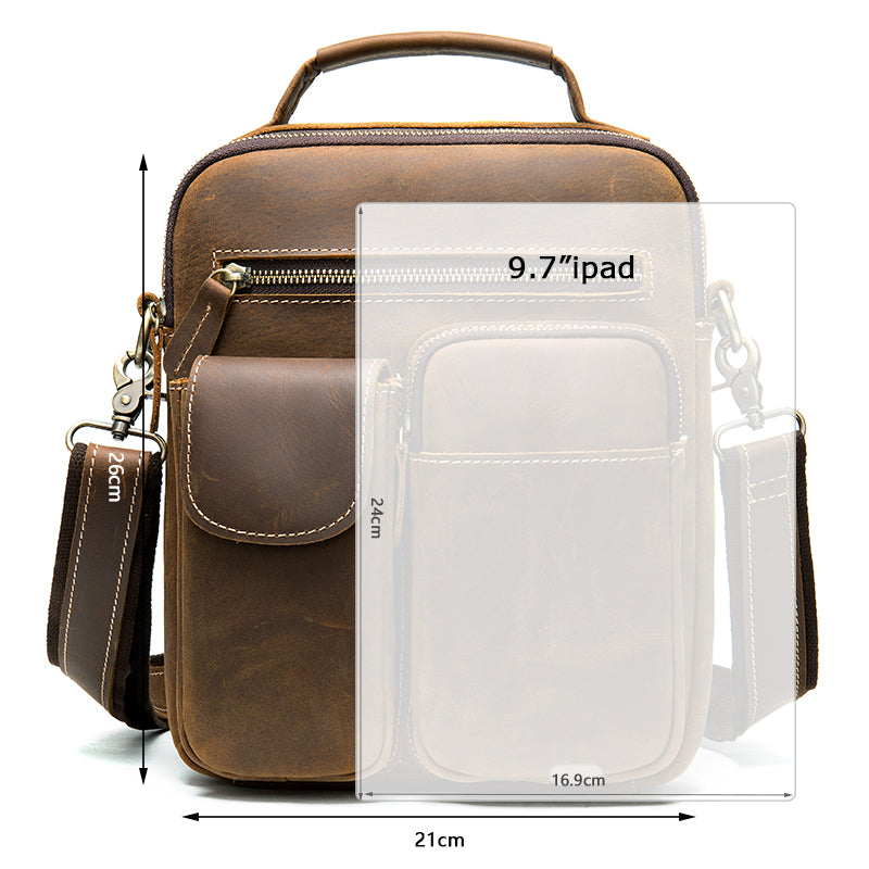 the Elite leather Companion Bag