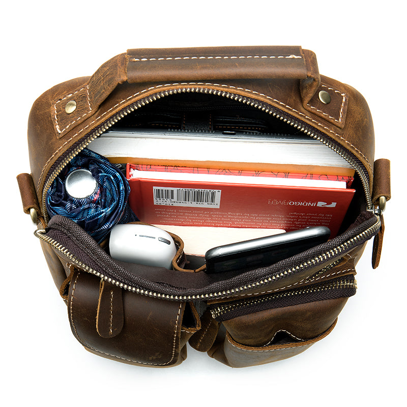 the Elite leather Companion Bag