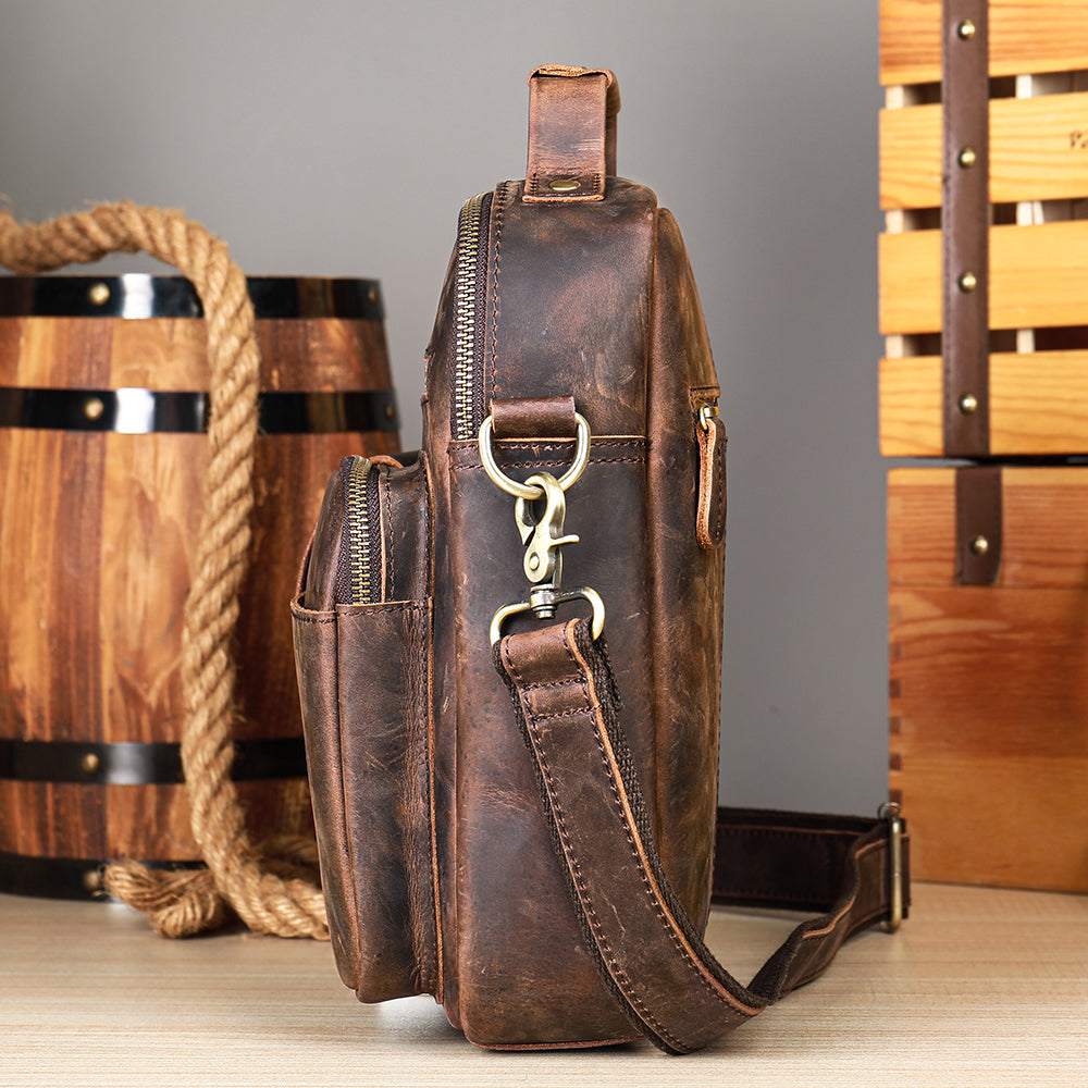 the Elite leather Companion Bag