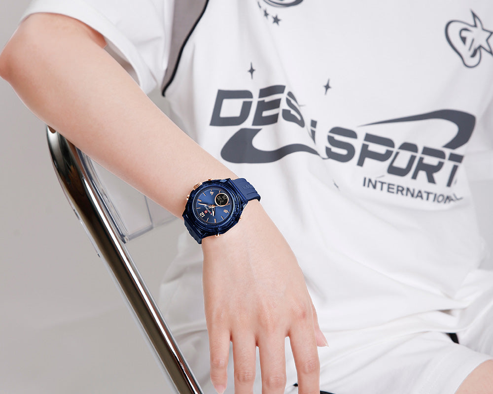NAVIFORCE 7109 LCD Digital Ladies Watch