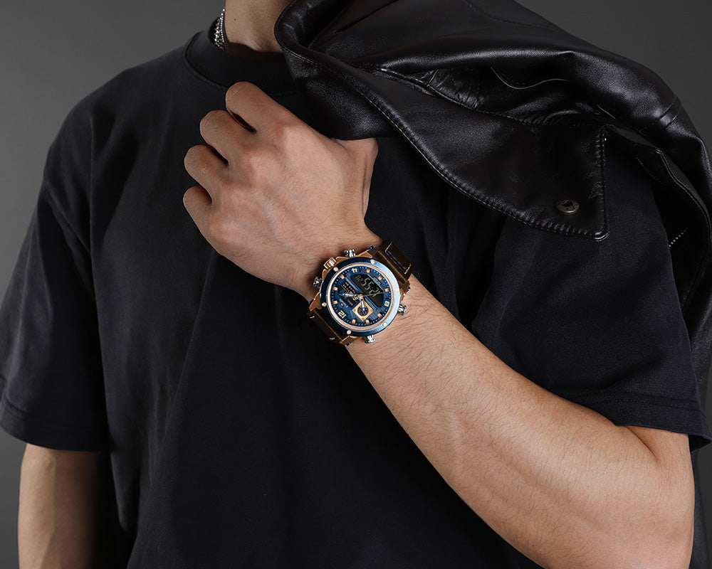 NAVIFORCE 9236 Japanese Movement Military Style Men’s Watch