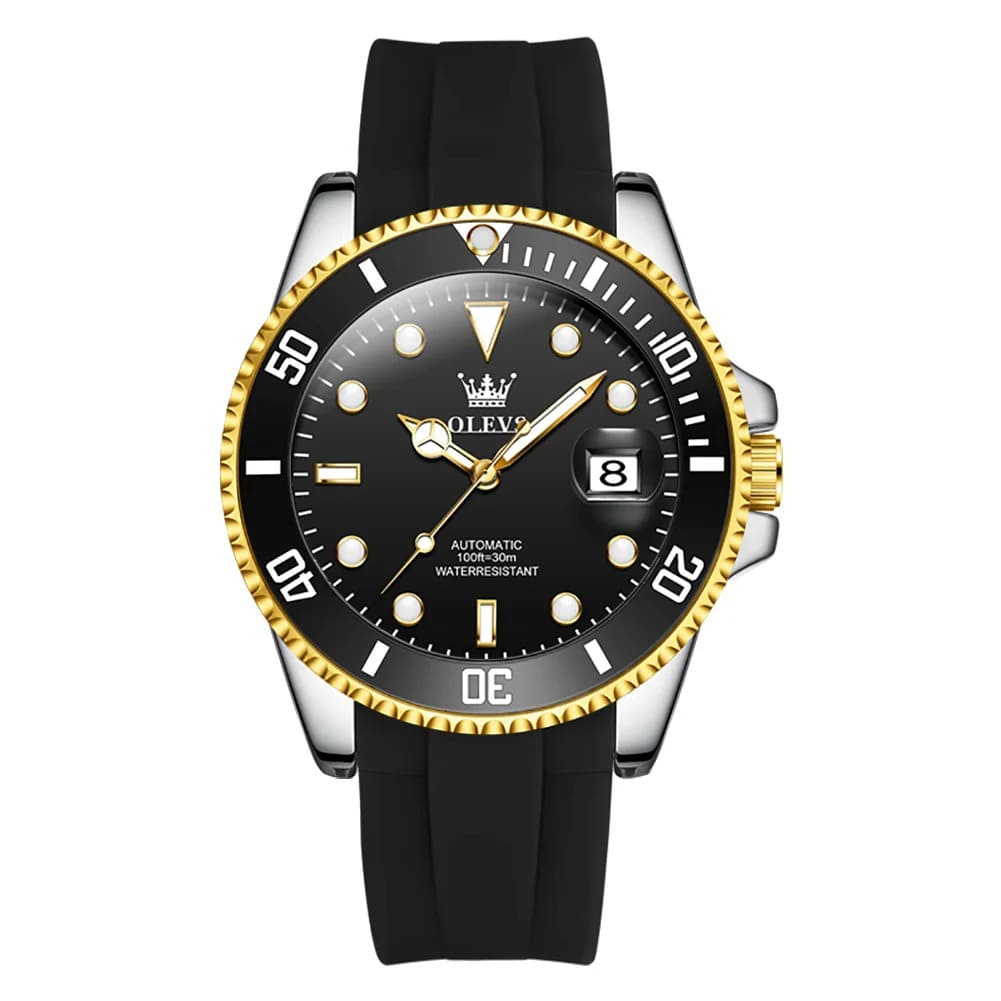 OLEVS 6650 Oyster St. Steel Bracelet Casual Men’s Watch