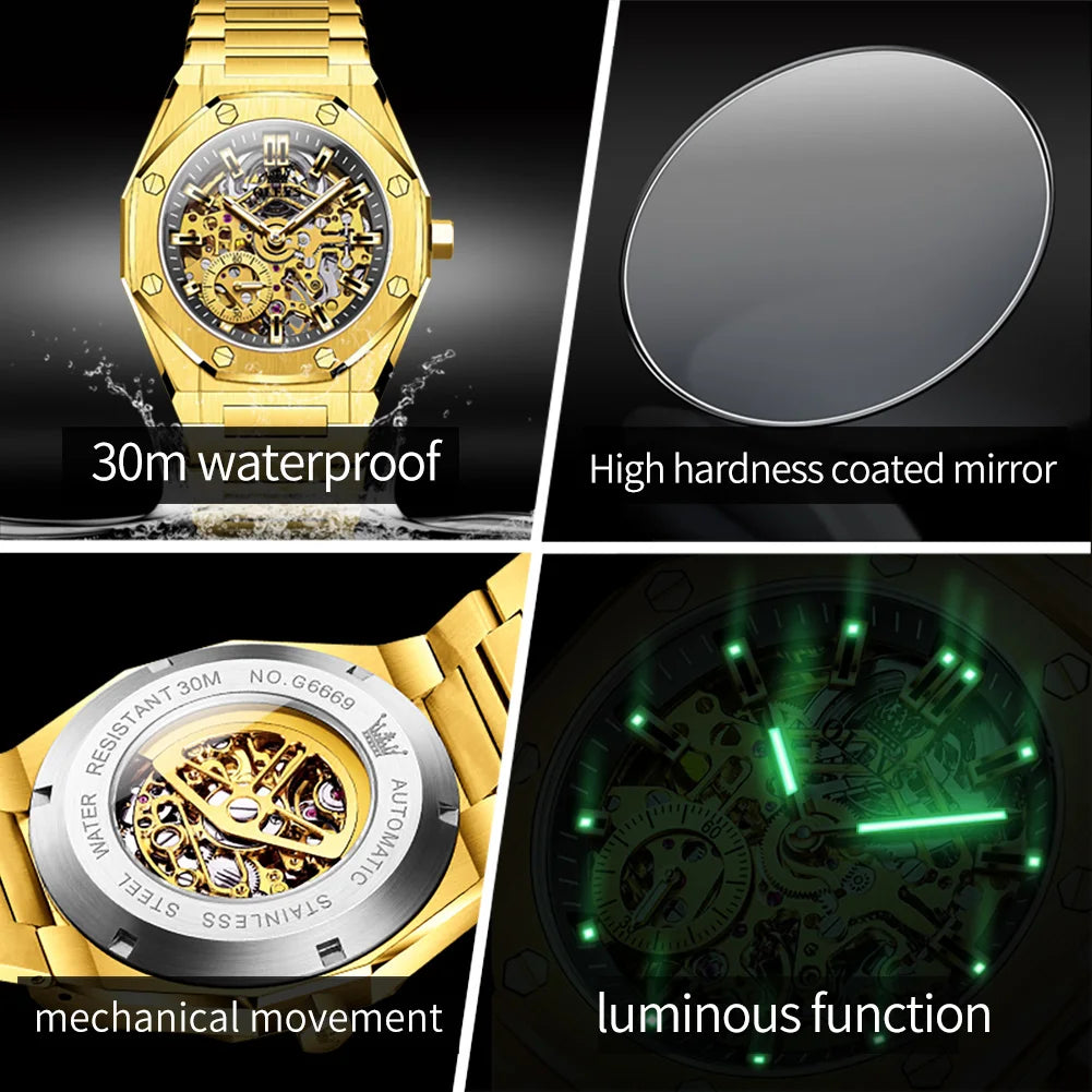 OLEVS 6669 Luxury Mechanical Watch