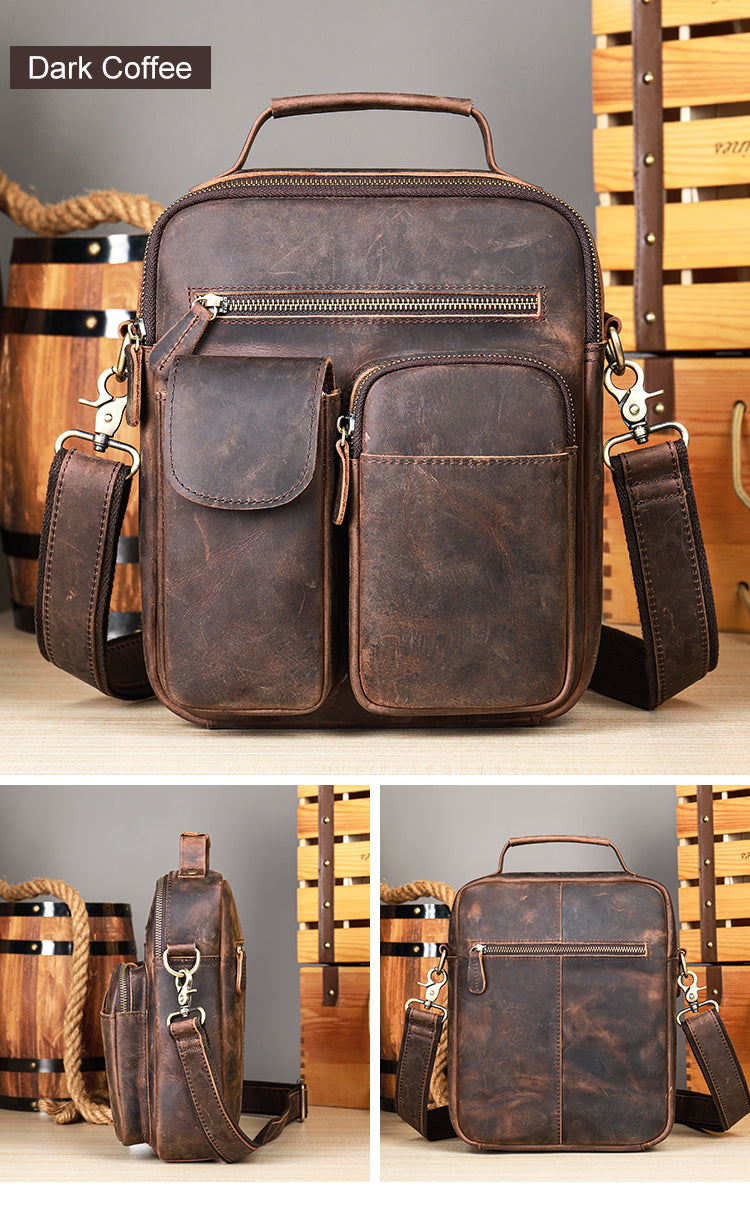 the Elite leather Companion Bag