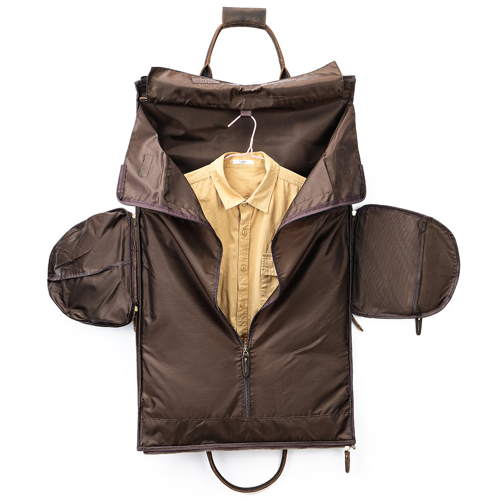 Crazy Horse Leather Travel Bag