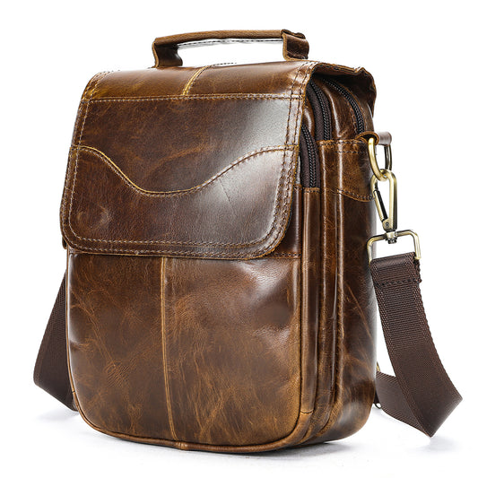 The Outlander-Premium Brown Leather Bag