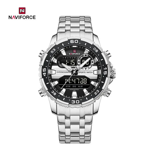 Naviforce 9234 Multi-Function Dual-Display Heavy Machinery Design Watch